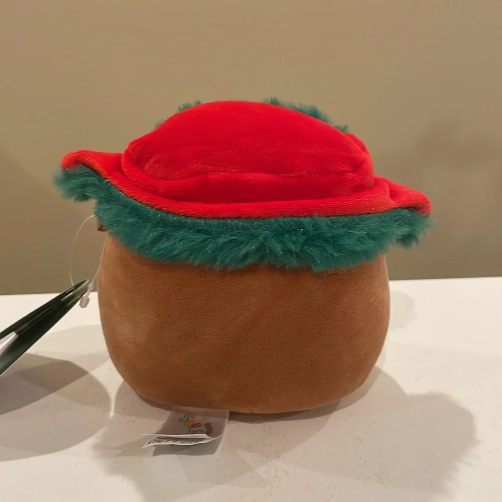 ⚡️NWT 5” Peterson the Gingerbread Boy with Trapper Hat Christmas Squishmallow - Picture 4 of 6